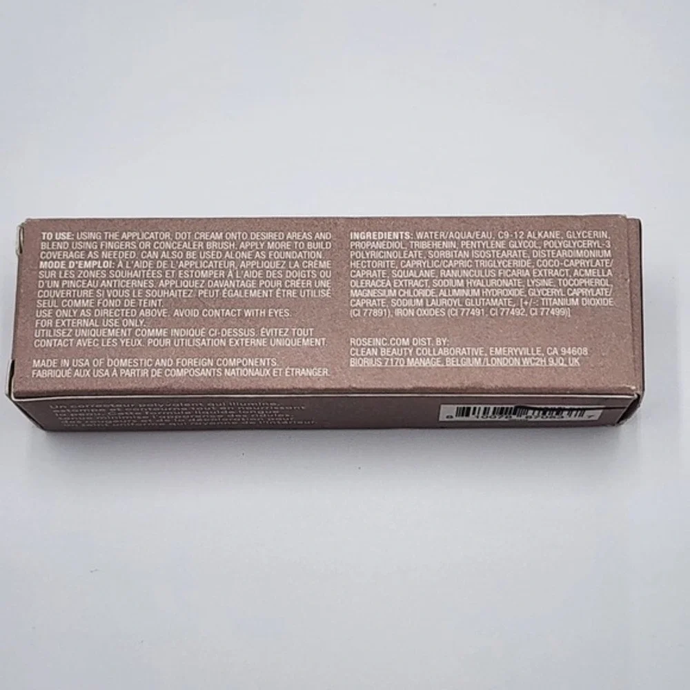 Rose Inc Softlight Luminous Hydrating Concealer LX 200 .36 Fl Oz‎ New In Box